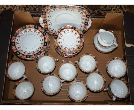 12 place settings Sandon pattern tea service 9 (1 box )