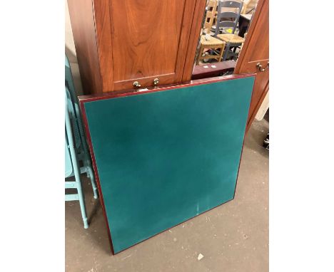 Baize topped card table