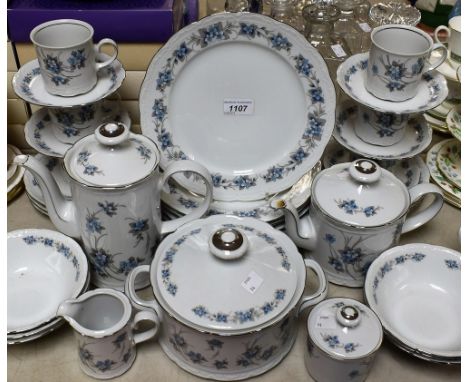 A German Mitterteich tea and coffee service; etc.