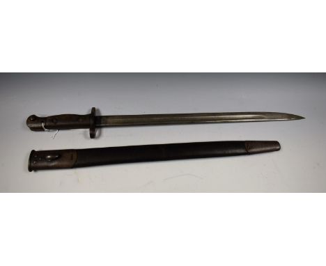 Militaria - a British Pattern 1907 Wilkinson made bayonet with scabbard