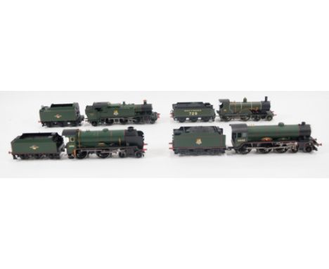 Hornby Railways OO gauge locomotives; R2532 BN 4-6-0 no.61648 "Arsenal", R2773 no.30915 "Brighton", R2711 "Southern 729" 4-4-