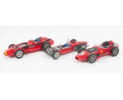 CMC Germany detailed scale diecast models; Ferrari Dino 156 F1 Sharknose GP, Maserati 250F 1957 F1 World Champion, along with