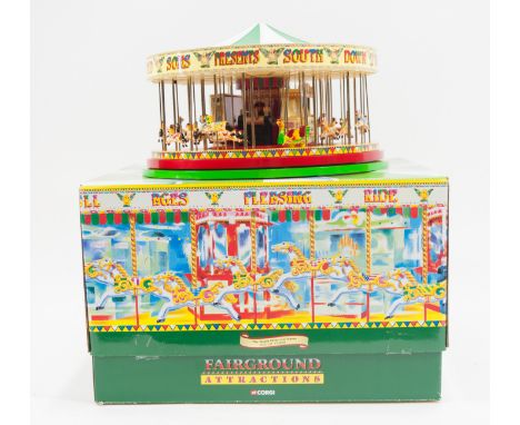 Corgi Toys fairground attractions model; The Southdown Gallopers scale 1:50 no.CC20401, boxed and appears to be unused. 