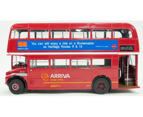 Sunstar large scale diecast model; H2914 Arriva London Transport Routemaster Bus, No.159 Streatham Hill, with "Heritage Route