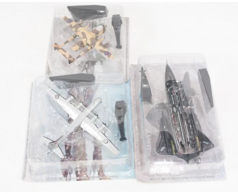 AmerCom diecast model aircraft; large collection of unopened models, to include Boeing C-17A Globemaster III 2010, Douglas C-