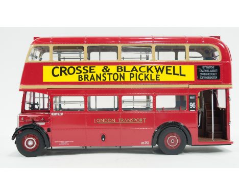 Sunstar large scale diecast model; 291 London Transport AEC/Routemaster Bus, No.96 Wanstead, with "Crosse & Blackwell Bransto
