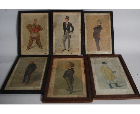 A collection of framed and glazed 19th century  Punch Magazine lithograph prints of Spy scenes etc
