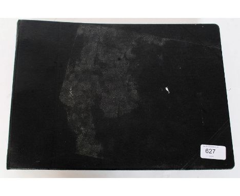 A vintage early to mid 20th century photograph album containing many black and white photographs of mainly middle east and Je