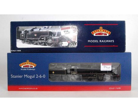 Bachmann 02-877 BR late crest Fairburn tank engine no. 42073 with instructions (GNM-BG) together with a reference 31-691 BR e