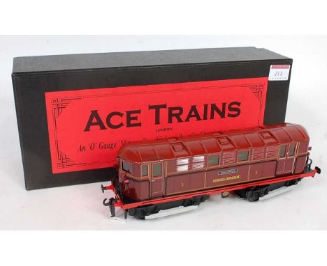 ACE trains E/17 Metrovic BoBo loco no. 5 "John Hampden" LT red, with lamps and destination boards and instructions (M-BM)