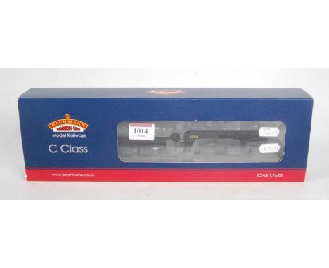 A Bachmann 31-461 Southern black class C 0-6-0 goods engine and tender no. 1256 (NM-BNM), DCC ready