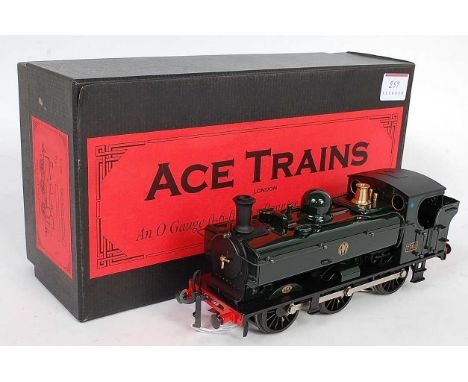 ACE trains E/21 0-6-0 pannier tank loco, GWR "Shirt Button" logo on tank sides, no. 7702, gloss green with red lamps, shunter