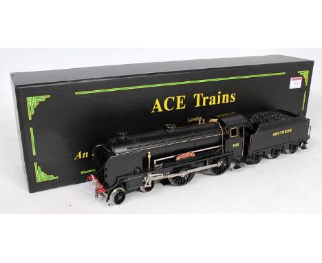 ACE trains E/10 Schools Class loco and tender satin black no. 908 "Westminster" (M-BM) with instructions and outer corrugated