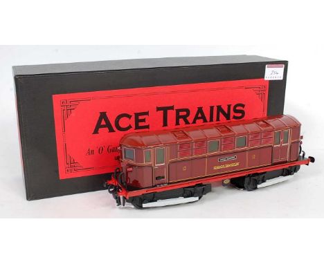 ACE trains E/17 Metrovic BoBo loco no. 12 "Sarah Siddons" LT red, with lamps, destination boards and instructions, slight dam