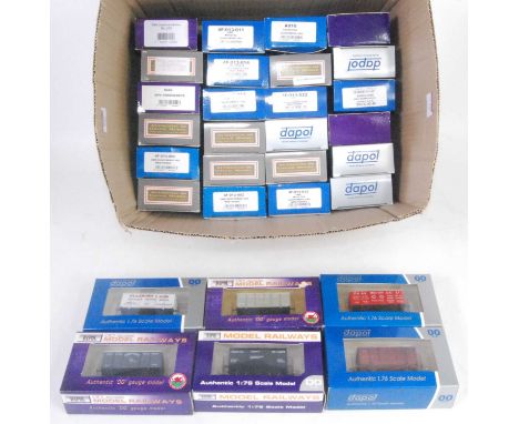 Large box containing 30 Dapol "Iron Mink" wagons in a variety of liveries, some duplication, some items weathered (M-BM)