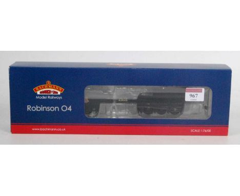 Bachmann 31-002 BR black, early crest Robinson class 04 loco and tender no. 63635, DCC ready (M-BM)Condition report: Extra im