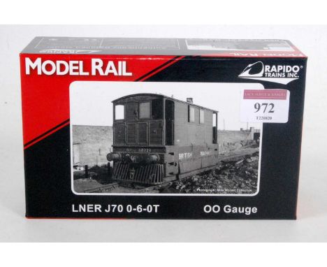 Model Rail ref. MR-202 BR early emblem J.70 0-4-0 tram loco, with skirts no. 68222 (M-BM)
