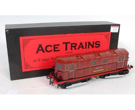 ACE trains E/17 Metrovic BoBo loco no. 8 "Sherlock Holmes" LT red, with lamps and destination boards and instructions (M-BM)