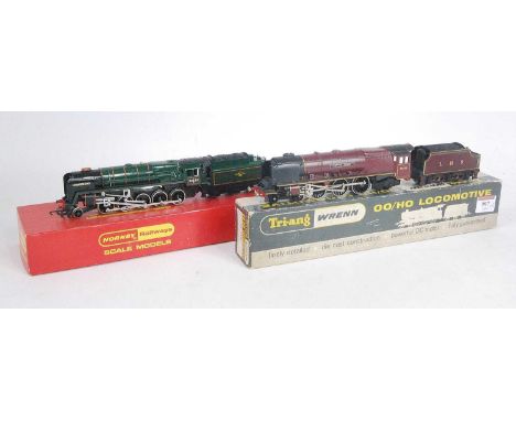 A Wrenn Railways "City of London" locomotive (G), together with a Mainline tender LMS maroon (G) in a W2226 box outer (BF), a
