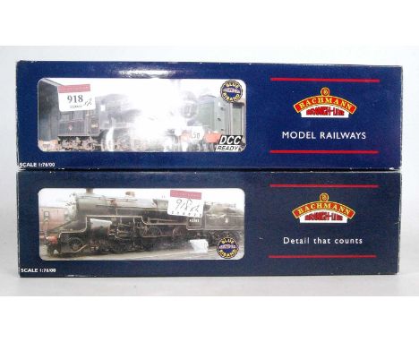 Bachmann 32-177 BR lined black late crest "crab" class engine and tender no. 42789, head lamps and coal added (G-BG) together