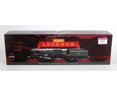 Hornby Legends "Evening Star" loco and tender with certificate 827 of 1000, instructions (M-BM)