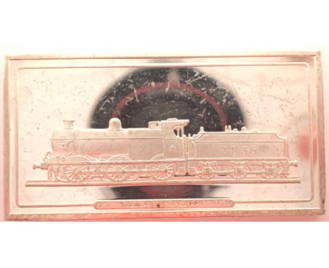 John Pinches silver bullion ingot, London Midland and Scottish Railway, 1oz. P&amp;P Group 1 (£14+VAT for the first lot and £