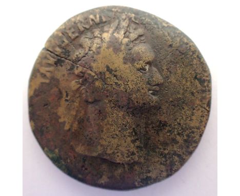 AEI Sestertius of Imperator Nerva. P&amp;P Group 1 (£14+VAT for the first lot and £1+VAT for subsequent lots) 