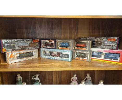 Train Railway Collection inc Bachmann Carriages &amp; Rolling Stock + Hornby Coronation Class Loco