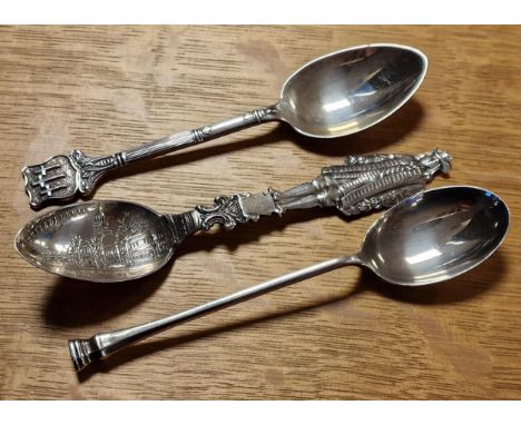 Sterling Silver 3pc Set of Spoons - total weight 38g
