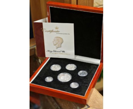 London Mint Silver Proof King Edward VIII New Strike Coin Set