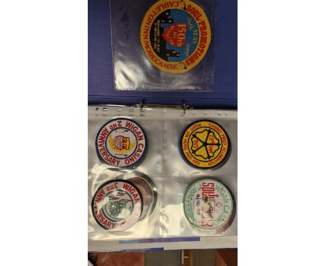 Northern Soul and Wigan Casino plus Northern Clubs assortment of Iron-on Badges