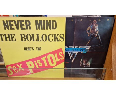 Sex Pistols Nevermind the Bollocks Original Pressing, plus Van Halen Debut LP Vinyl Record