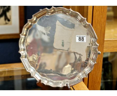 Silver Hallmarked James Dixon &amp; Sons Sheffield 1939 Silver Salver - 880g weight