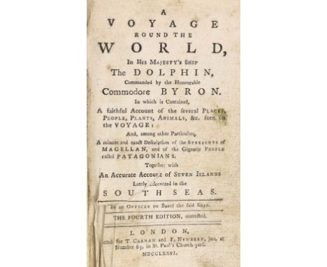 ° ° Byron, John (1723-1786); Clerke, Charles (attributed to) - A Voyage Round the World, in His Majesty’s Ship The Dolphin, C