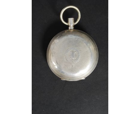 A silver late 19th century full hunter pocket watch bearing 800 proof marks. The inner case with notation for prize medals aw
