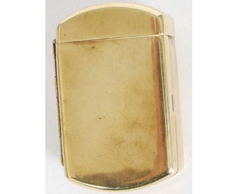 An early 20th century German brass cap lighter