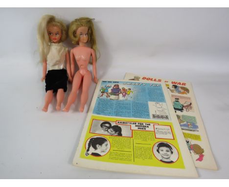 Two vintage Tressey/cindy dolls.
