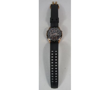 Casio Edifice mens wristwatch, requires new battery.