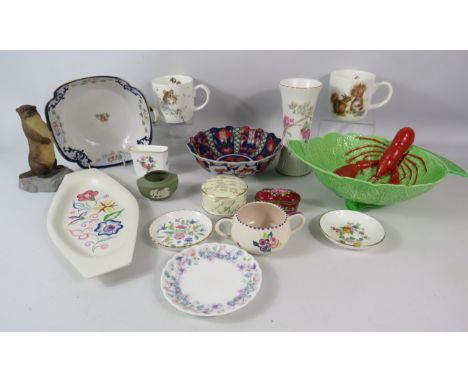 Mixed ceramics to include Carltonware, Noritake, Poole, Aynsley, Limoges etc.