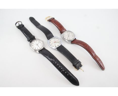 Mens Vintage Watches Hand-Wind Auto Camy Avia Philly Working x 3 407798