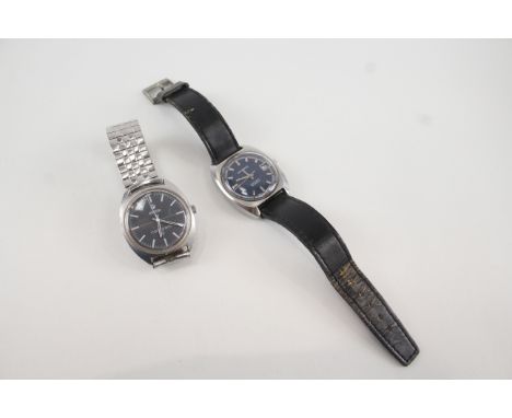 Mens Vintage Watches Hand-Wind Auto Roamer Sandoz Working x 2 407795