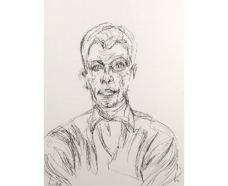 Alberto Giacometti (1901-1966) Head and Shoulders of a Man, 1961 commissioned by Gallerie Maeght, Paris lithograph 38cm x 27.