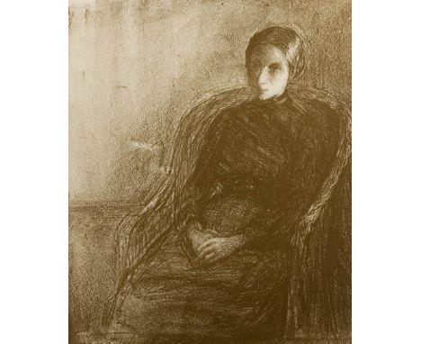 Ethel Gabain (1883-1950) Seated Lady signed in pencil (lower right) lithograph 27.3cm x 22.1cm.
