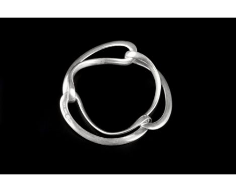 Regitze Overgaard (Danish, Contemporary) for Georg Jensen 'Infinity' bangle signed and stamped '925S Denmark' numbered 452 di