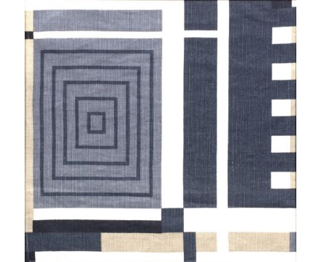 Frank Lloyd Wright (1868-1959) for F. Schumacher &amp; Co.  'Taliesin 10Z', designed in 1955  screen print on linen  34.5cm x