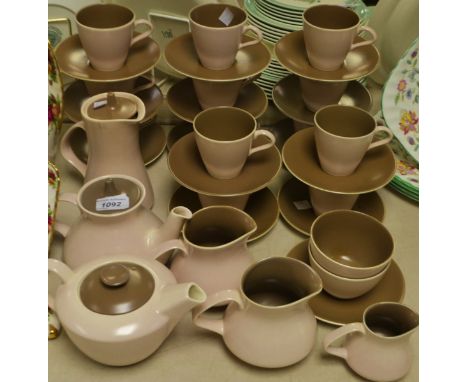 A Poole pottery tea service