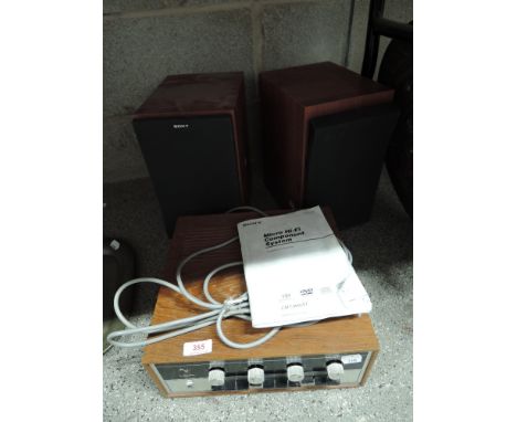 A vintage Armstrong 521 amplifier