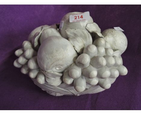 A vintage ceramic fruit bowl