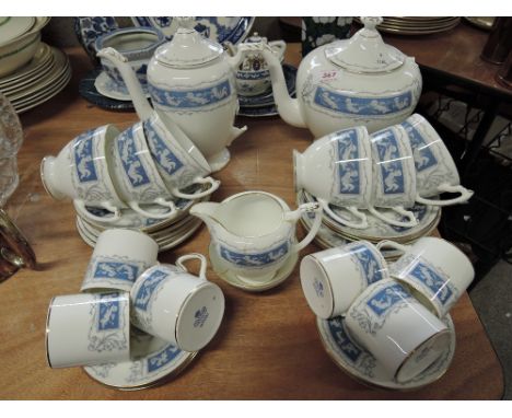 A part tea and coffee service AF by Coal Port in the Revelry pattern 