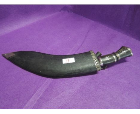 A vintage kukri or khukuri Nepalese knife or machete